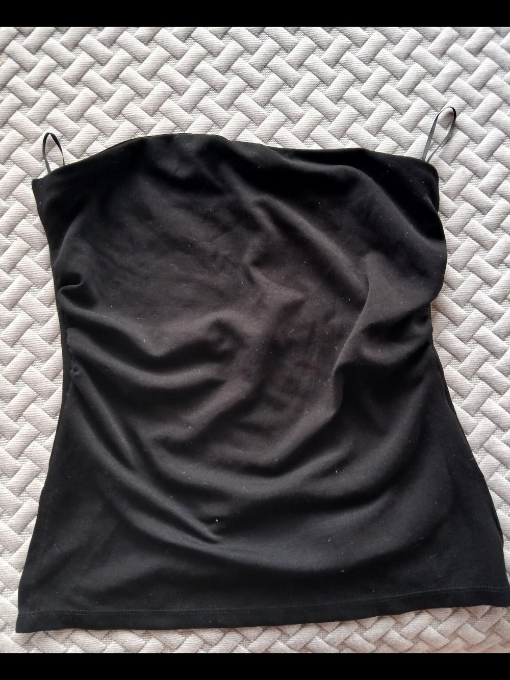 Black Strapless/Spaghetti Strap Tube Top
